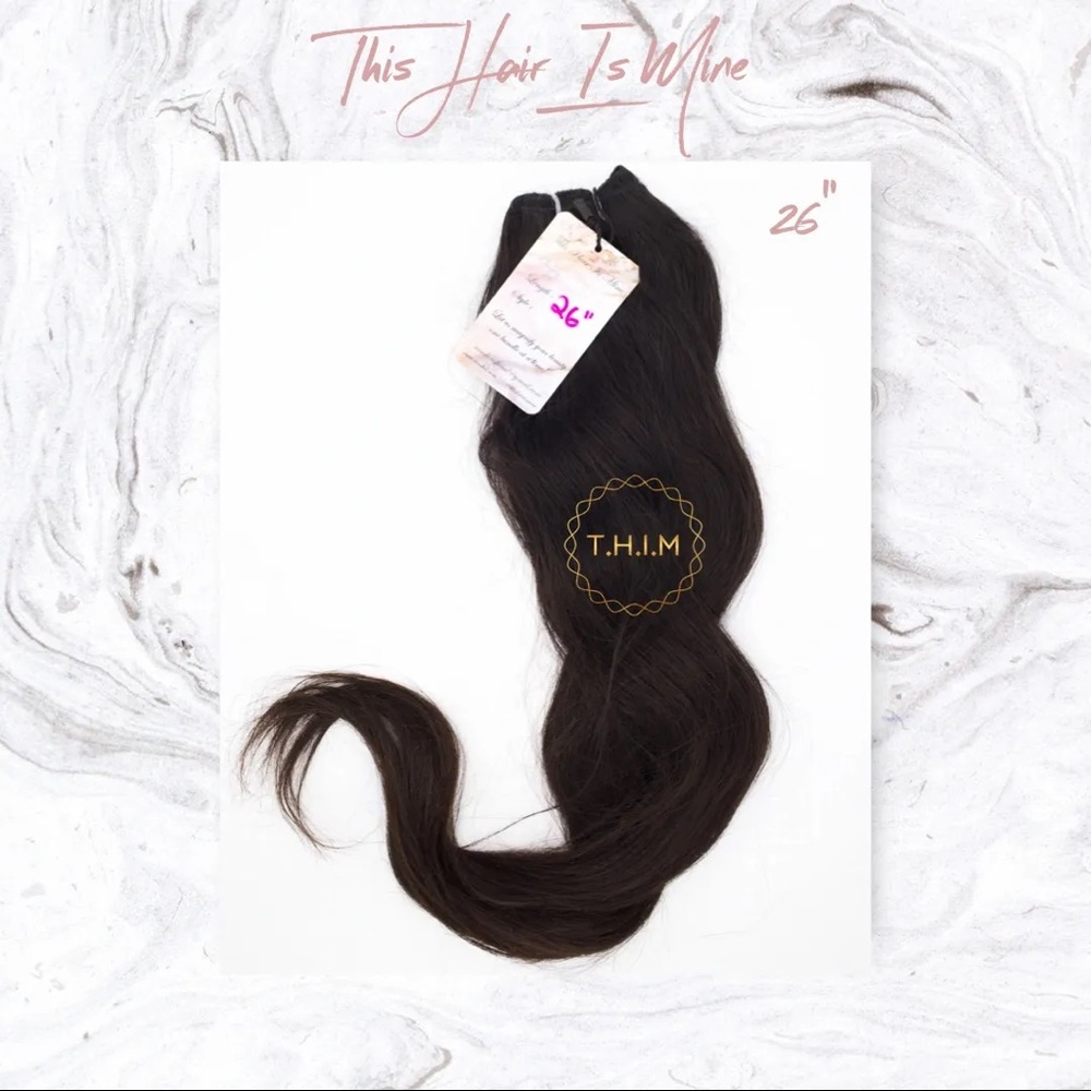 3 bundles of 26 inch Raw Indian Hair